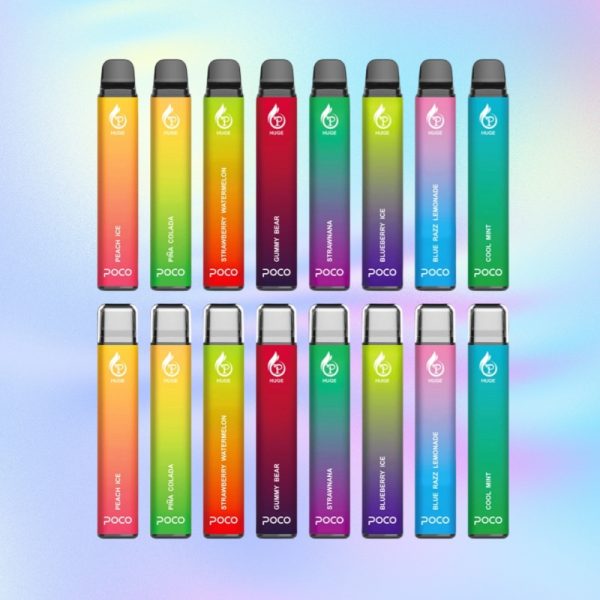 Puff POCO Huge 5000 Tiri | Puff Sigaretta Store Portable POCO Huge 5000 Puffs 5% Nicotine Disposable Vape Pen