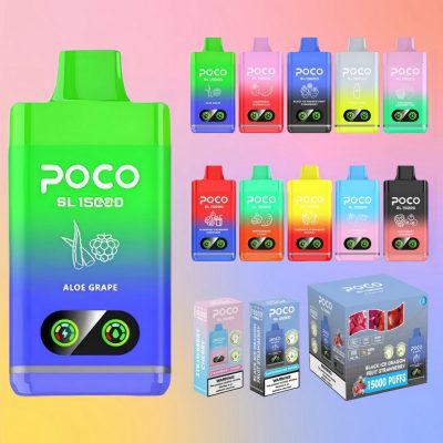 POCO SL 15000 Tiri | Puff Sigaretta Store Wholesale POCO SL 15000 Puffs 5% Nicotine Disposable Vape with Airflow Control